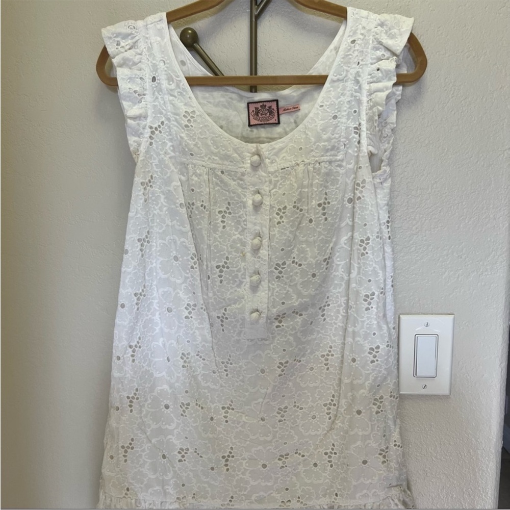 Juicy Couture White Lace Dress